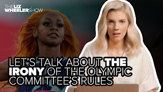 Let’s talk about the irony of the Olympic committee’s rules