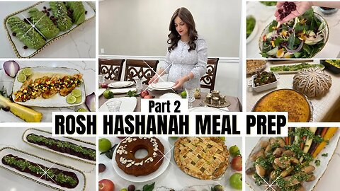 ROSH HASHANAH Meal Prep Jewish New Year Prep Recipes Orthodox Jewish