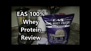 EAS 100% Whey Protein shake powder review
