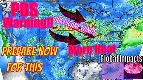 PDS Warning! Hurricane Winds Up To 100mph, Today & Tomorrow! - The WeatherMan Plus
