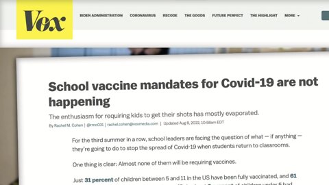 Ding-Dong! The Vaccine Mandates Are Dead! Required COVID Shots for School Children are NOT Happening