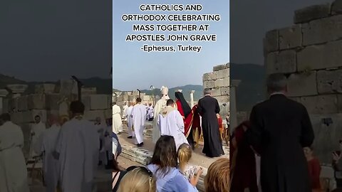 Catholics and Orthodox celebrating Mass together #christianity