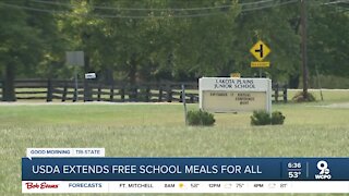 USDA extends free school meals for all kids