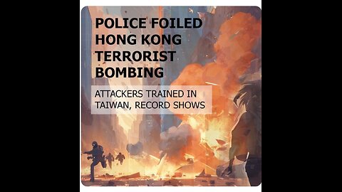 Police Foiled Hong Kong Terrorist Bombing Attackers Trained In Taiwan, Record Shows