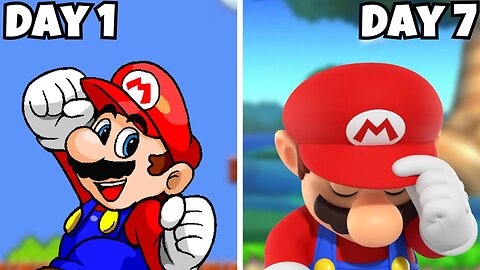 Can I Beat Every 2D Mario Game in 1 Week?