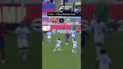 1 Like = 1 Real Madrid Goal #football #realmadrid #trending