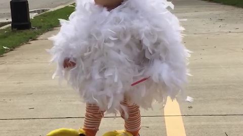 "Toddler Chicken Costume"