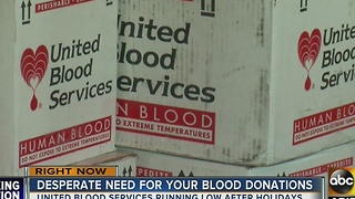 United Blood Services in need of blood donations