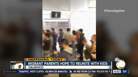 Migrants one step closer to being reunited with their kids