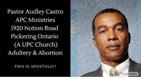 Abortion - Pastor Audley Castro