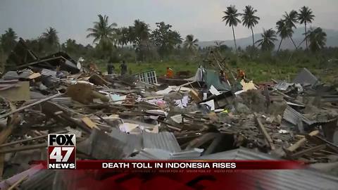More than 1,200 were killed in Indonesia quake, tsunami