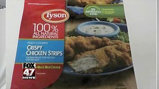 Tyson recalls more than 69K pounds of chicken strips that may contain metal pieces