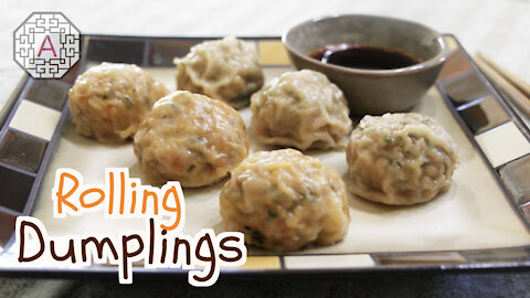 2 Kinds Korean Rolling Dumplings (굴림만두, GulLimManDu) | Aeri's Kitchen