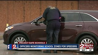 Safe Schools: Officers monitoring school zones for speeders