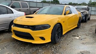 WINNING A NEW CAR! CHEAP DODGE CHARGER DAYTONA 392 AT THE INSURANCE AUTO AUCTIONS!