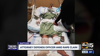 Attorney defends officer amid rape claim