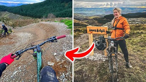 Ripping the New Red Trail at Dyfi Bike Park | Lovey Dyfi