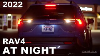 AT NIGHT: 2022 Toyota RAV4 TRD Off Road - Interior & Exterior Lighting Overview