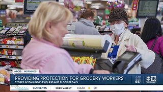 Kroger installing shields between customers and employees