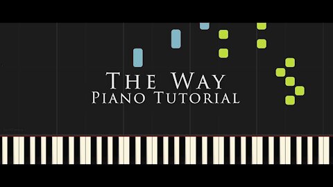 Florian Bur - The Way [Official Piano Tutorial]