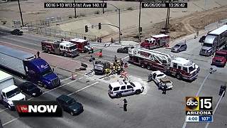 Two seriously hurt in crash near I-10 and 51st Avenue