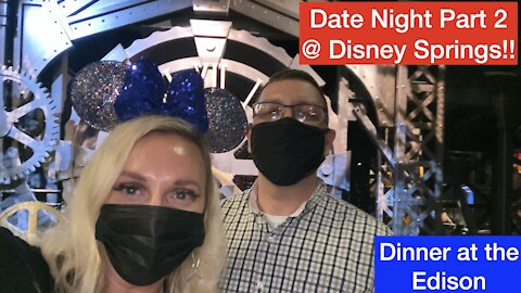 Dinner at The Edison | Sprinkles | Military Discounts | Disney Springs Date Night Pt. 2 Dec 2020