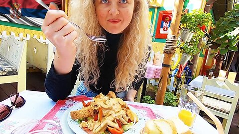 Trying Serbian food in Novi Sad 🇷🇸
