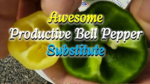 Awesome Bell Pepper Replacement
