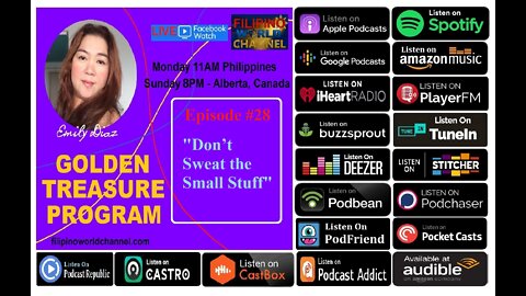 "Don’t Sweat the Small Stuff"- GTP Episode 28