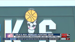 Dick's Sporting Goods may remove hunting gear from its stores