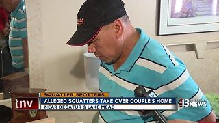 Alleged squatters take over when family is on trip