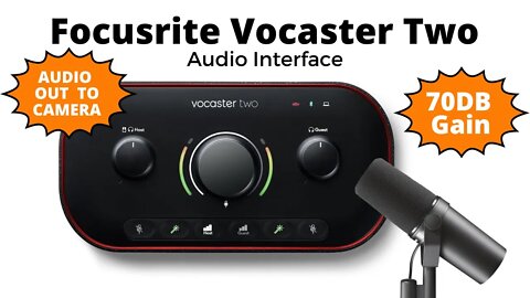 Focusrite Vocaster Two: Easy Audio Hub for Video and Podcasting