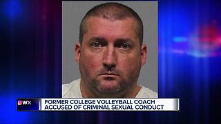 Former college volleyball coach accused of criminal sexual conduct