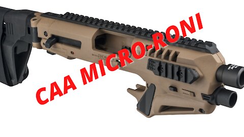 CAA Micro-Roni | Carbine Chassis for a Glock 9mm