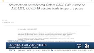 Looking for volunteers for vaccine trial