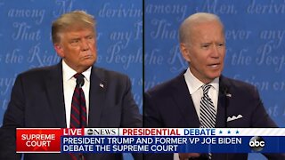 Full first presidential debate of 2020 between President Donald Trump and Joe Biden