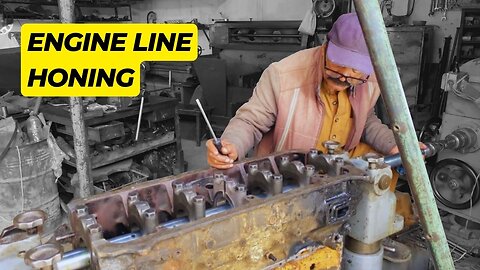 Truck Engine Block Boring | Engine Line Honing | DIY Line Boring Tool