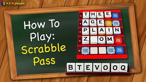 How to play Scrabble Pass