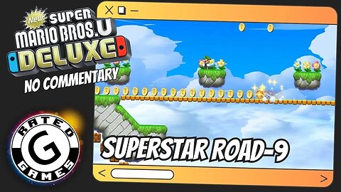 Superstar Road-9 | Follow That Shell! (ALL Star Coins) New Super Mario Bros U Deluxe
