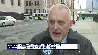Vietnam veteran granted U.S. citizenship after 50 years