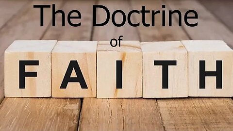 Doctrine of Faith