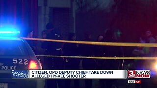 Citizen, OPD Deputy Chief take down alleged Hy-Vee Shooter