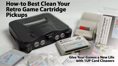 How to Best Clean Your Old Video Game Cartridges to Avoid Game Play Problems with 1Up Cards