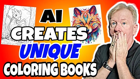 AI Creates Unique Coloring Book
