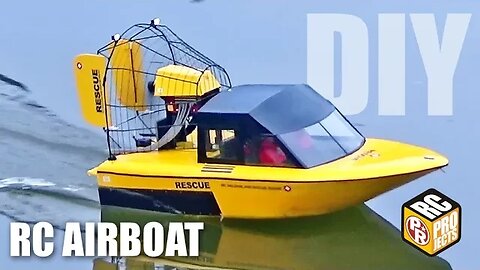 How to Make RC Airboat : Simple but Scale DIY