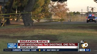 1 killed, 1 injured in two separate San Diego shootings just miles apart
