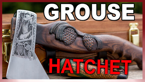 Hand Engraving a Grouse Hatchet