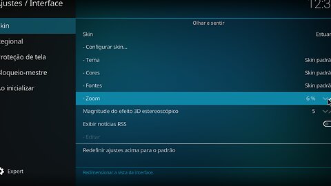 Kodi saindo para fora da tela corrija hoje mesmo