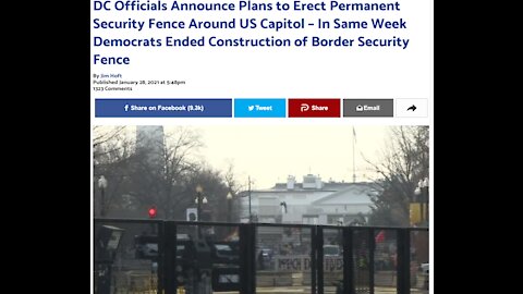DC Officials Announce Plans to Erect Permanent Security Fence Around US Capitol