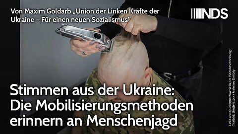 Stimmen aus der Ukraine: Die Mobilisierungsmethoden erinnern an Menschenjagd | Maxim Goldarb | NDS